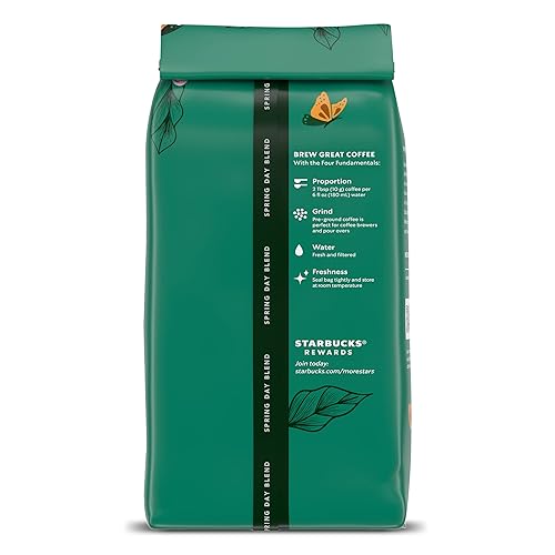 Vista 78 de Starbucks Pike Place Roast - Café molido con tostado medio, 100 % Arábica, 1 bolsa (28 onzas)