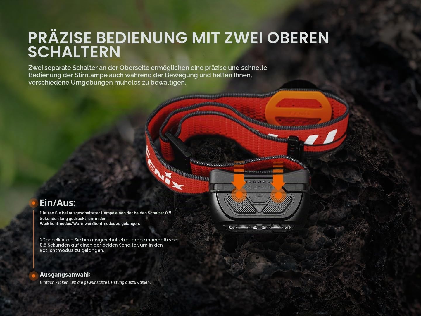 Fenix HL18R-T V2.0 Stirnlampe LED Aufladbar,800 Lumen Hell,Wiederaufladbar USB-C,3 x AAA Batterie Dual Fuel,125M,IP66 Wasserdichte Scheinwerfer,Sport Adjust-Stirnband,Camping,Joggen,Angel (White)