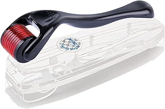 1.5mm Derma Roller for Face and Skin Care, 540 Needles Skin Care Facial Needle Face Roller, Beard Roller for Beard Growth, Hair Growth Roller, Face Derma Roller for Women Home Use (1.5mm)