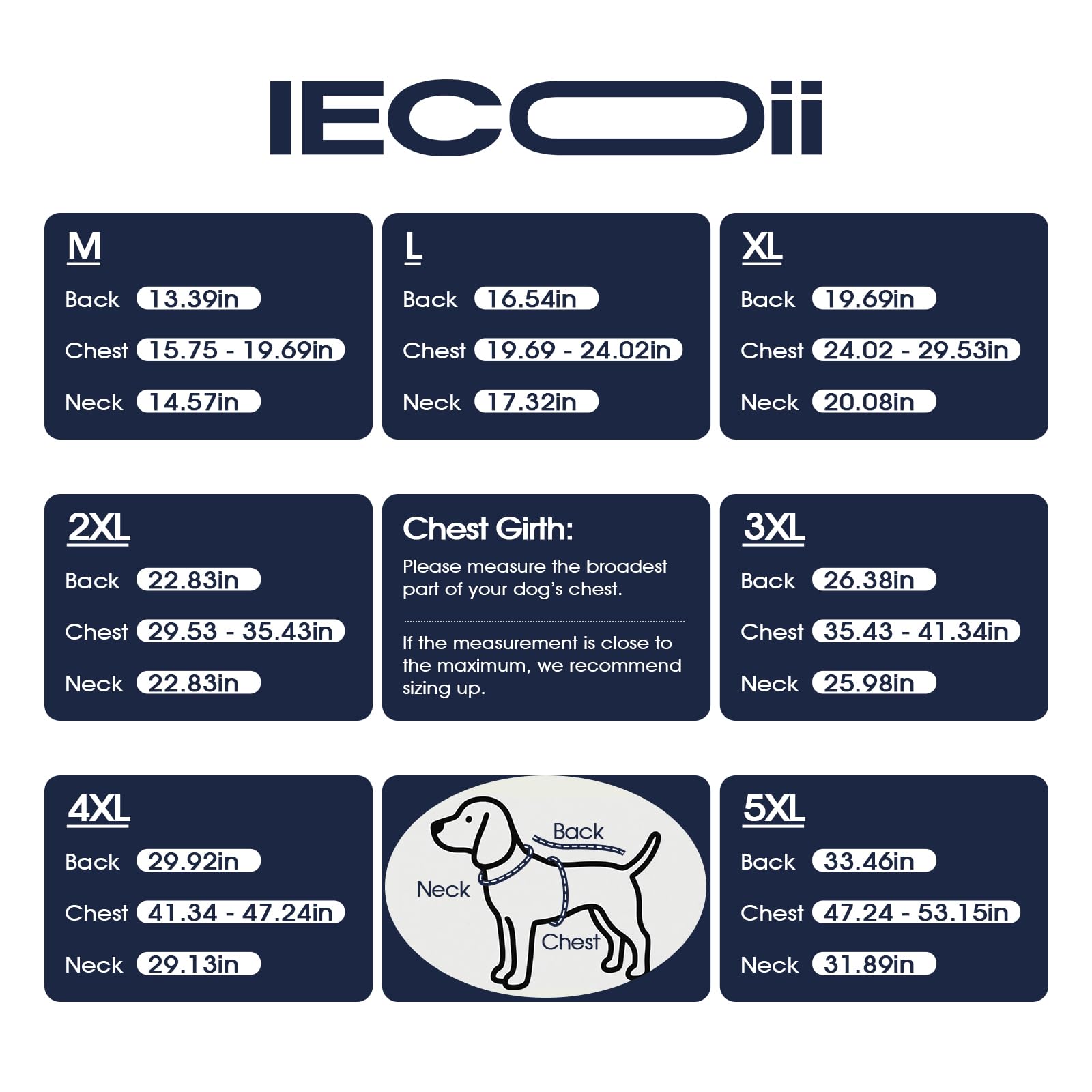 IECOii Manteau pour chien par temps froid, veste de neige réfléchissante, réglable et coupe-vent pour bouledogue français et corgi, gilet chaud imperméable avec doublure en polaire pour aventures en
