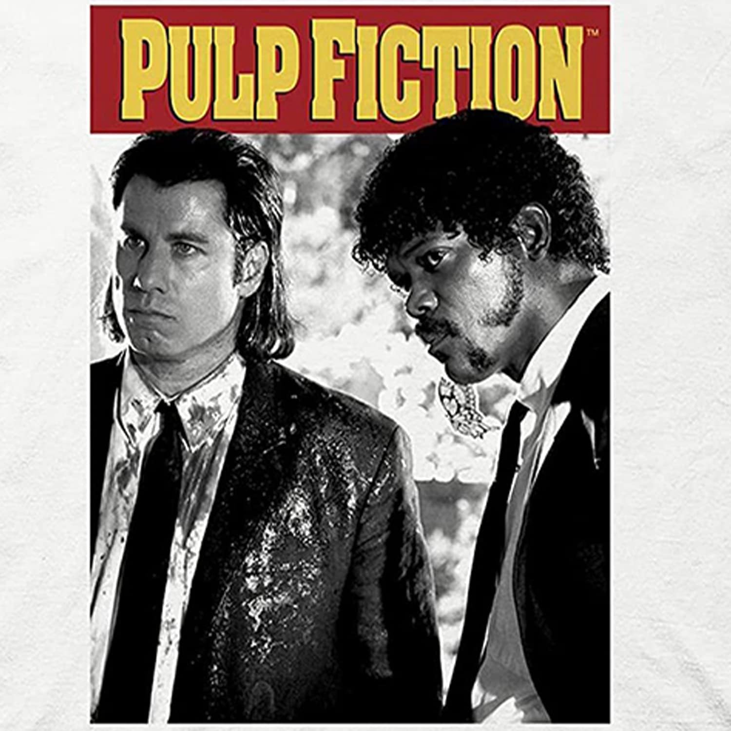 Mens Pulp Fiction Movie Shirt - Pulp Fiction Shirt - John Travolta and Samuel L. Jackson Graphic Shirt