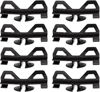 10 Pcs Electric Fence Tightener Wire Tensioner Insulator, Plastic Cord Tensioners, Black