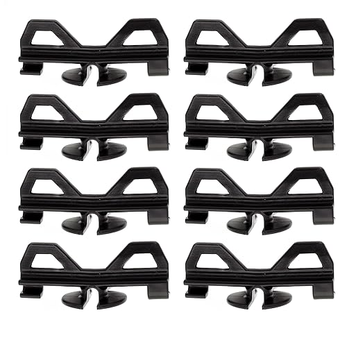 10 tensores eléctricos de alambre tensor de alambre, tensores de cable de plástico, color negro