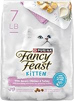Vista 1 de Purina Fancy Feast Kitten con sabroso pollo y pavo - Alimento seco para gatitos, bolsa de 7 libras