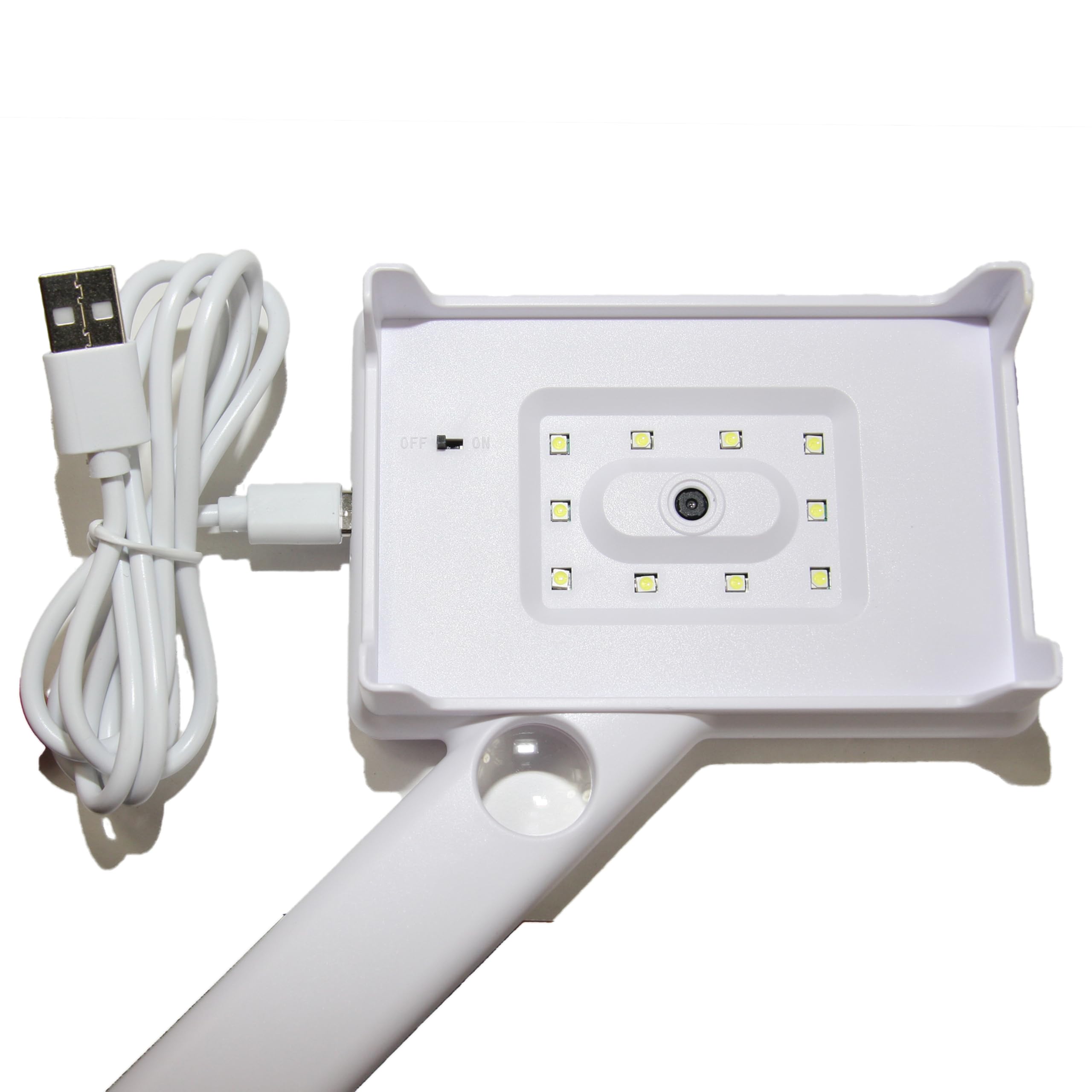 EasY Magnifier Digitale Lupe, Elektronische Bildschirmlupe mit USB, 4,3-Zoll LCD Display mit LED Licht, Reale 20fache Vergrößerung, Aufladbare Lesehilfe
