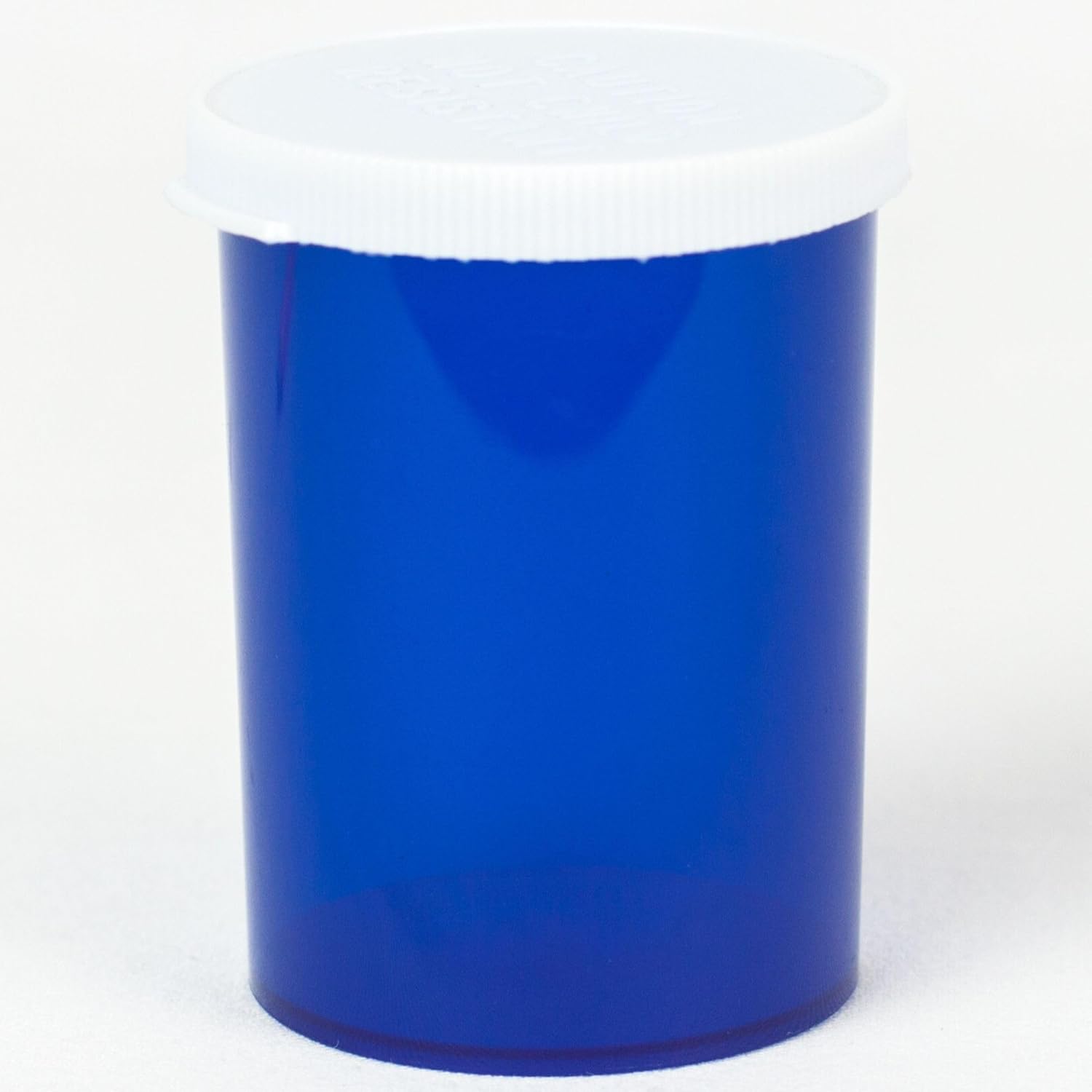 Five Star Supplies Snap Cap Plastic Pill Bottles - Easy Open Snap Cap - Pill Container Prescription Vial (Blue, 30 DRAM 280 ct.)