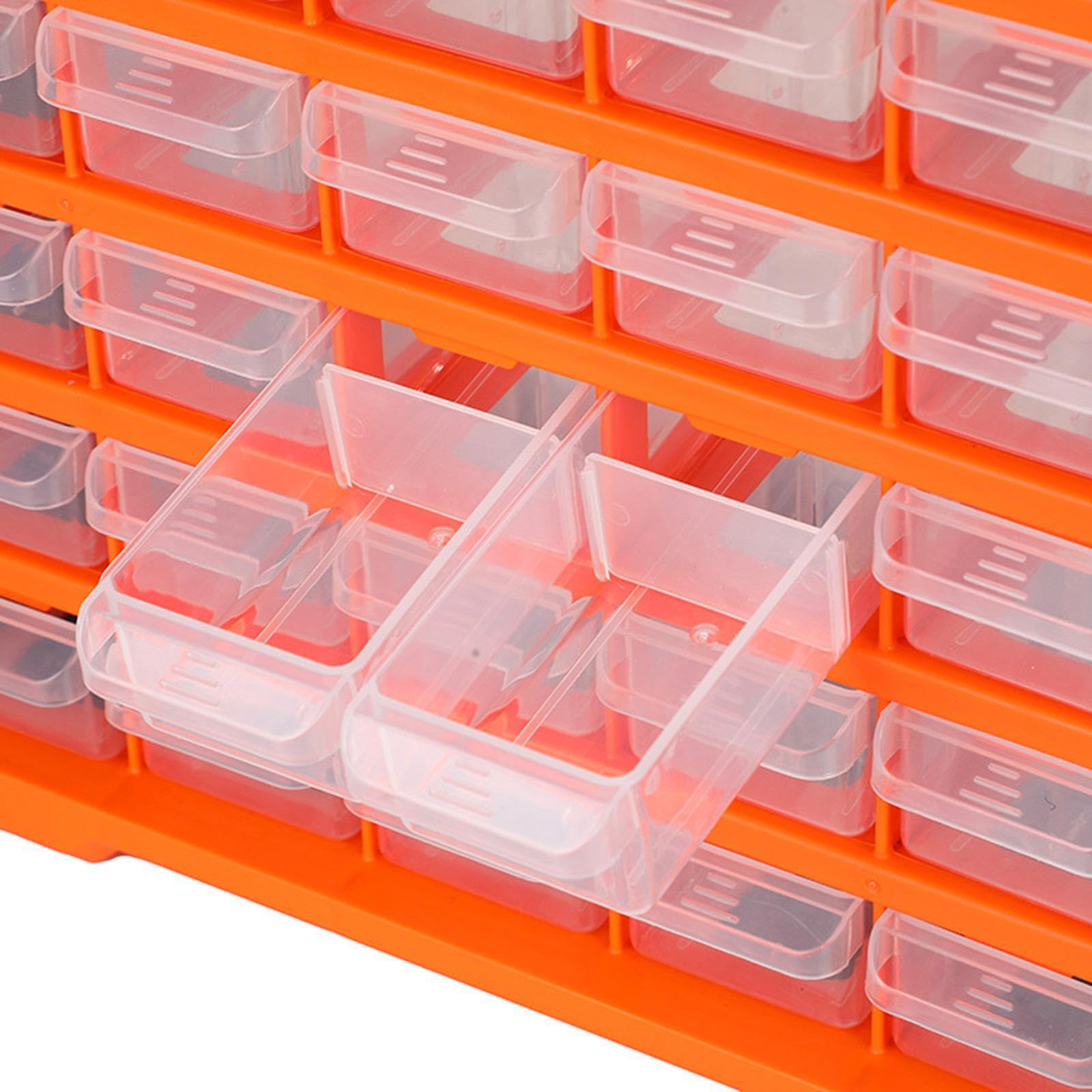 Contenitore portaoggetti per officina, viti, organizer con 36 cassetti trasparenti, per organizzare in modo rapido e semplice i componenti hardware, cassetta degli attrezzi, chiodi, bulloni,