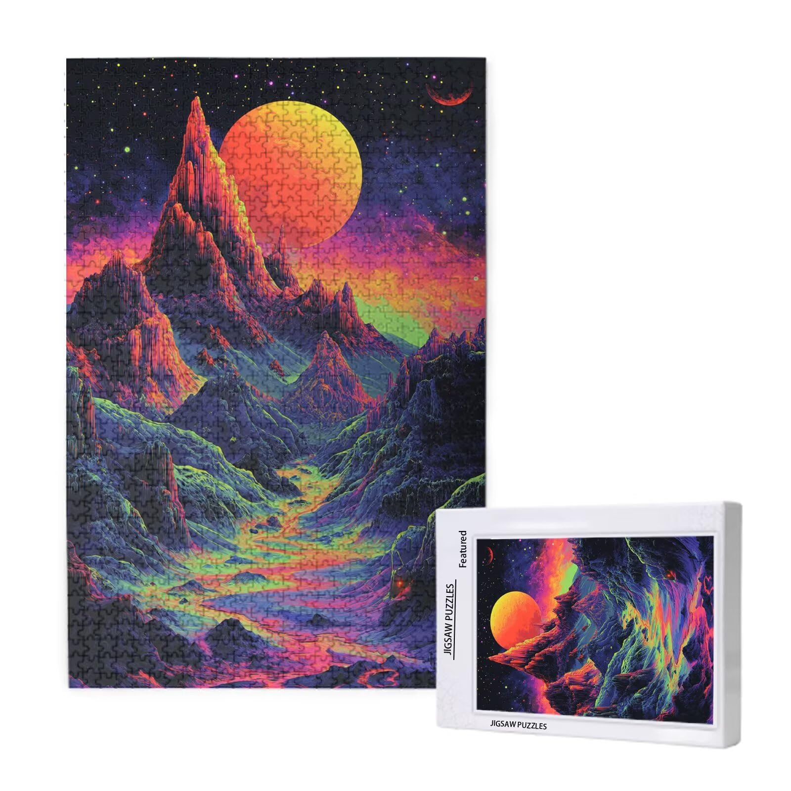 Puzzle Atardecer Puzzle 2000 Piezas,Montaña Rompecabezas Desafiante,Puzzles Adultos,Impresión de Alta Definición Colorido Puzzles Madera con Caja de Regalo,Home Decoration,Regalo Mujer,p1317t