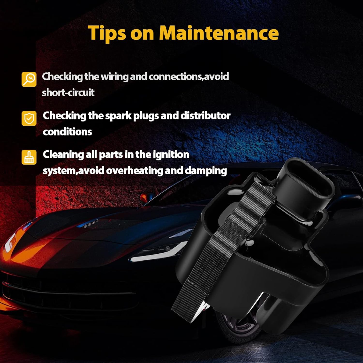 OCPTY Set of 8 Ignition Coil Packs Compatible for Cadillac for Chevy for GMC Sierra/Suburban Escalade Avalanche Silverado 4.8L 5.3L 6.0L 8.1L OE Part Numbers C1208 UF271