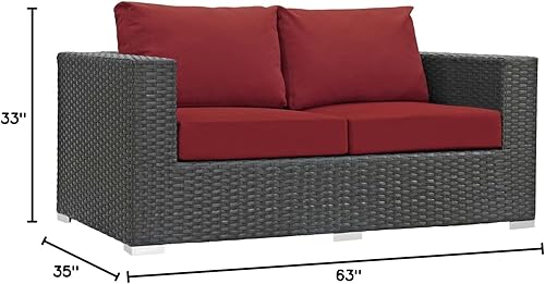 Vista 74 de Modway - Sillón para exteriores