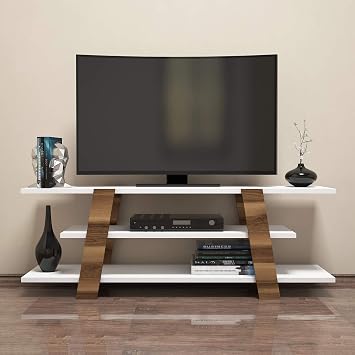 Variant Flower TV Unit (Walnut/White)