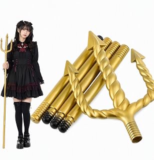 FRCOLOR 三叉戟 恶魔之枪 万圣节 变装 角色扮演 恶魔 玩具