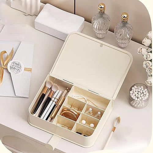 Miniatura 6 de Caja organizadora de cables, caja de organización de cables con bridas de alambre, caja de almacenamiento con tapa, organizador de electrónica para