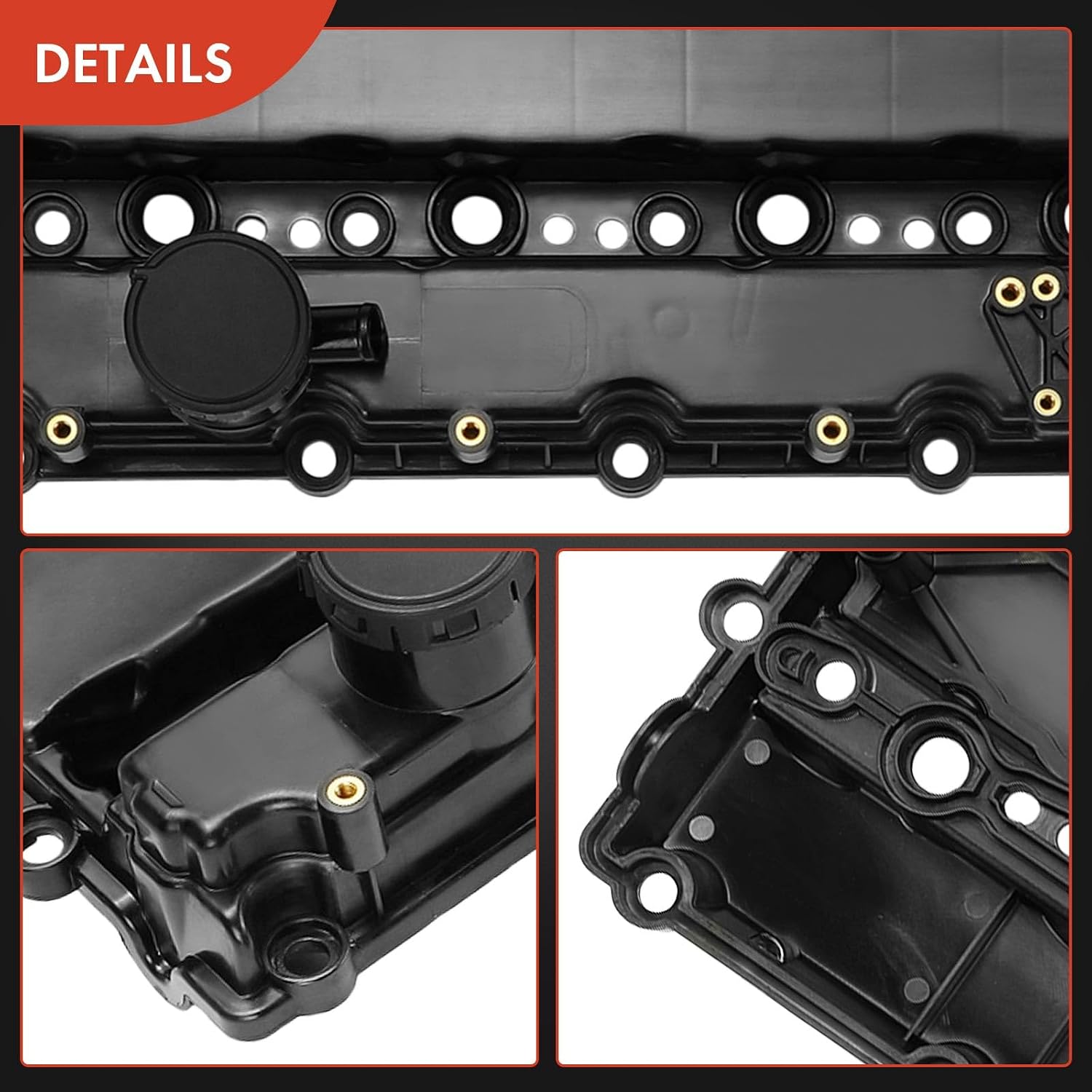 A-Premium Engine Valve Cover Compatible with Chevrolet Colorado 2016-2022, Express 2500 3500 2017-2022 & GMC Canyon 2016-2022, Savana 2500 3500 2017-2022, 2.8L