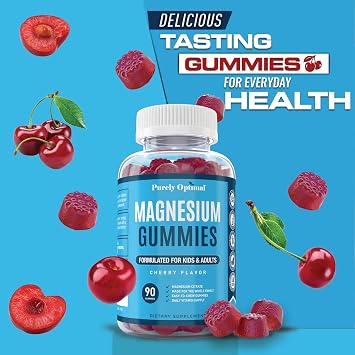 Purely Optimal Magnesium Citrate Gummies - Calm, Sleep & Digestion