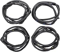 ApplianPar Front & Rear Door Rubber Weatherstrip Seals for Honda Civic Sedan 2006-2011 - Durable Gaskets