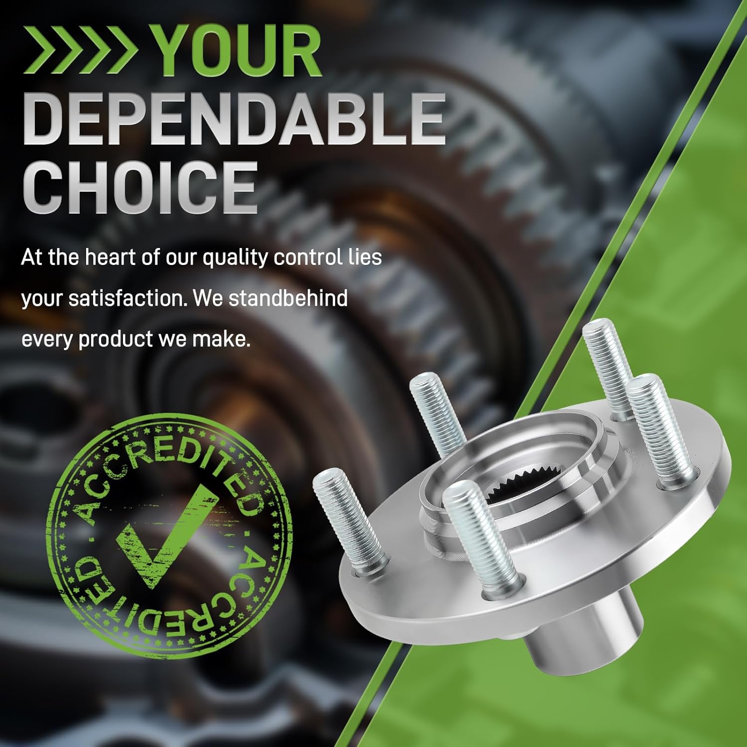 2 Pair LS-WHB003 Wheel Bearings and Hub Assembly Compatible with Mazda 3 2005-2013 Compatible with Mazda 5 2006-2010 - Image 6