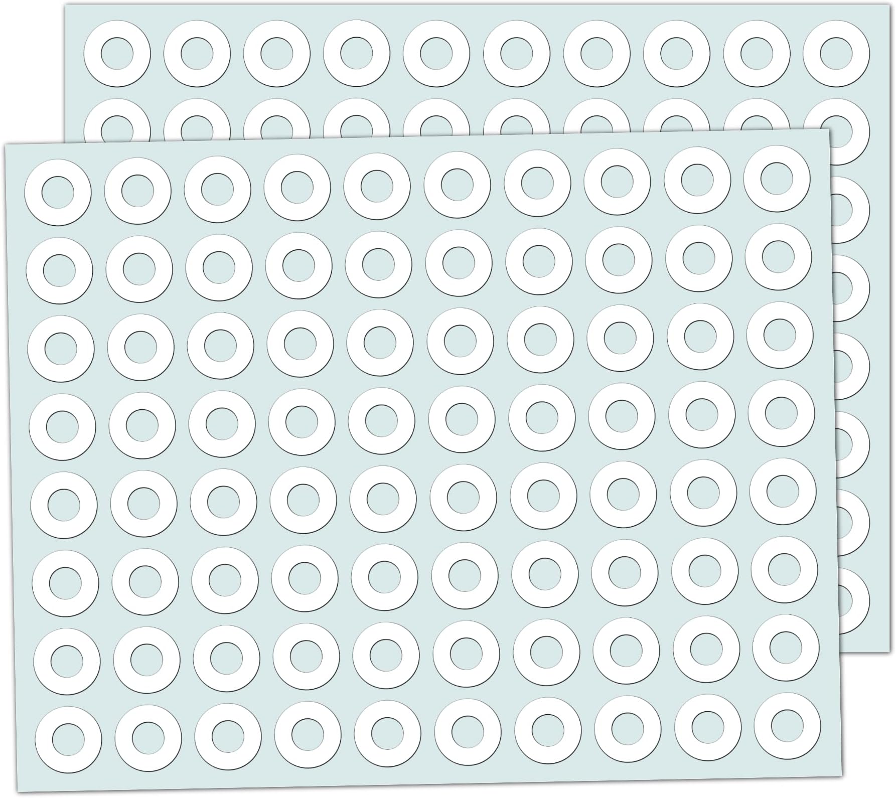 4000 Pack Hole Punch Reinforcement Stickers Rings White Amazon.co