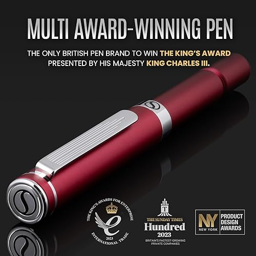 Miniatura 24 de Scriveiner Green Rollerball EDC Luxury Pen, Stunning Pocket Pen with Chrome Finish, Cool Writing Pen, Best Gift for Men & Women, German Schmidt