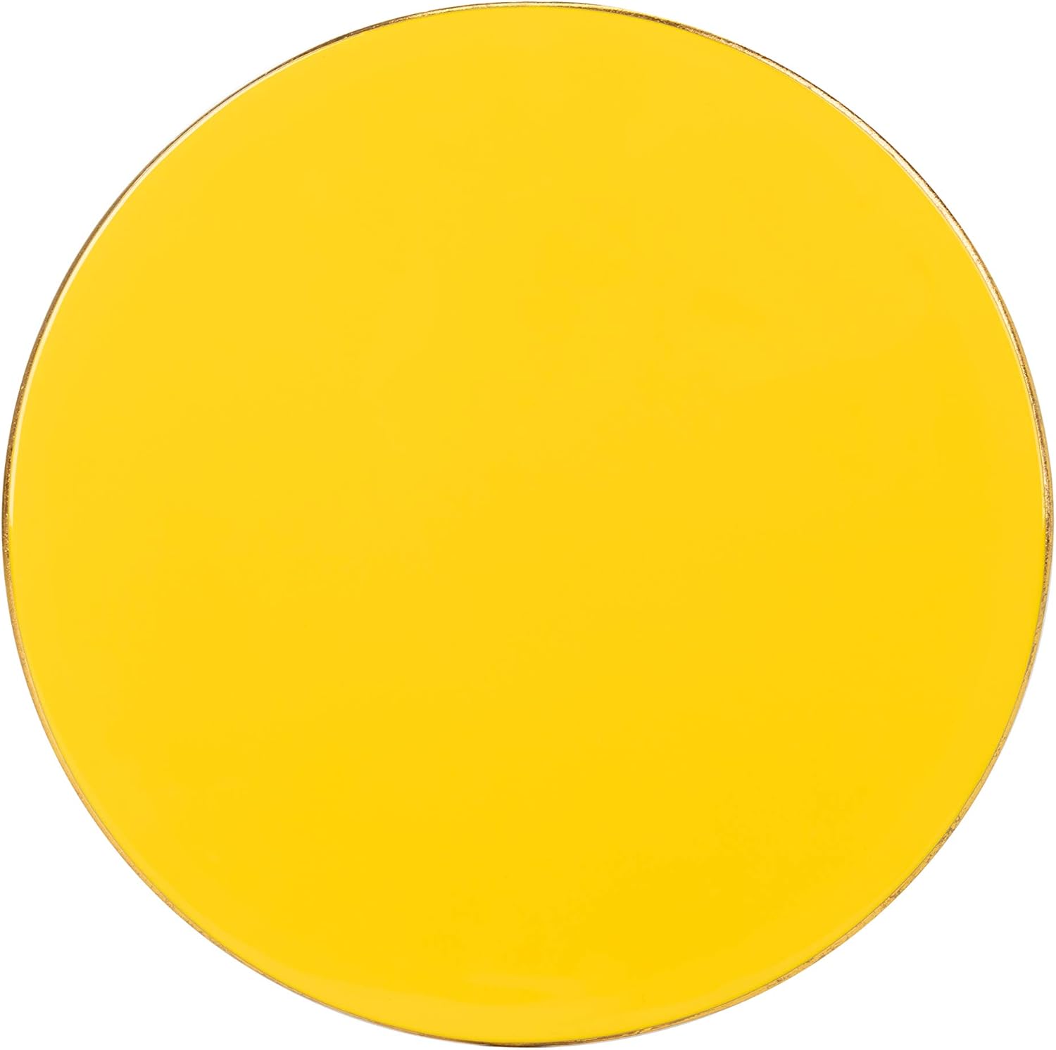 Safavieh Home Collection Sionne Yellow and Gold Round C Accent Table