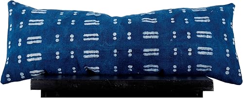 Trade Star Funda de almohada gruesa para alfombra, 100% algodón, tejida a mano, rectangular, decoración de sofá, funda de almohada de tela de barro,