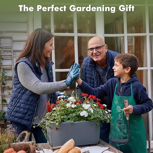 Miniatura 8 de RESTMO Herramienta de jardín de azada resistente, adecuada para uso en suelos duros, azada de jardín gruesa para deshierbe, aflojar el suelo, ideal