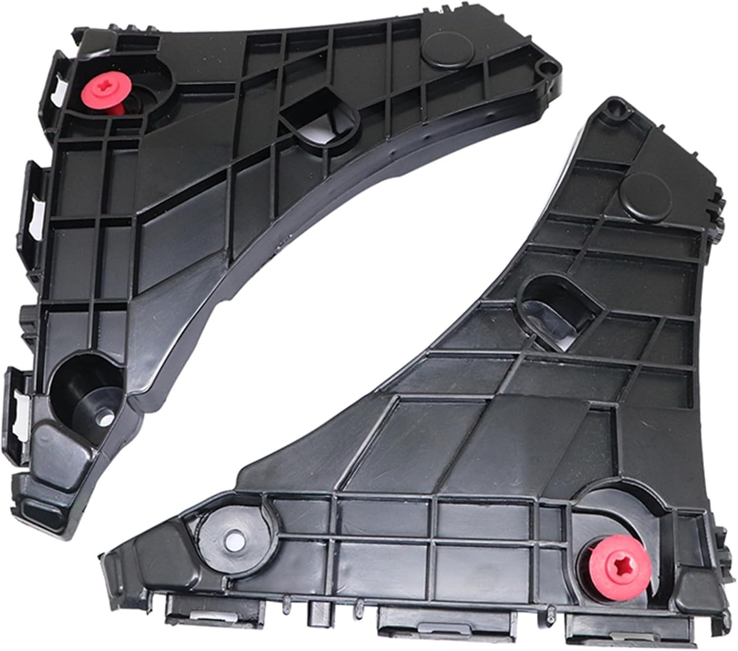 XQSMWF Pair Front Bumper Brackets Fender Support Bracket Fit for Toyota Tundra 2014-2021# TO1244106 TO1245106 521160C110 521150C110 Driver and Passenger Front Bumper Retainer Spacer Mounting Support
