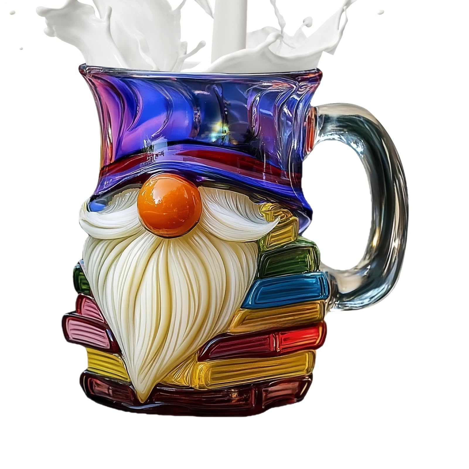 Muiltvoe Cup for Coffee, Realistic Design Drinking Mug, Home Coffee Cup for Family, Tea, Chocolate, Beverages, Birthdays, Indoor, Travel, Outdoor, Office, Kitchen