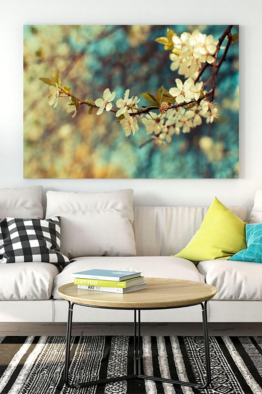Postermanya (pster17006) Ilkbahar Manzara Kanvas Tablo 21 x 30