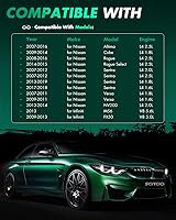 Vista 7 de Paquete de bobinas de bobina de encendido SCITOO compatible con Nissan Versa 1.8L 2007-2012 para Versa 1.6L 2009-2012 para FX50 5.0L 2009-2013 UF549