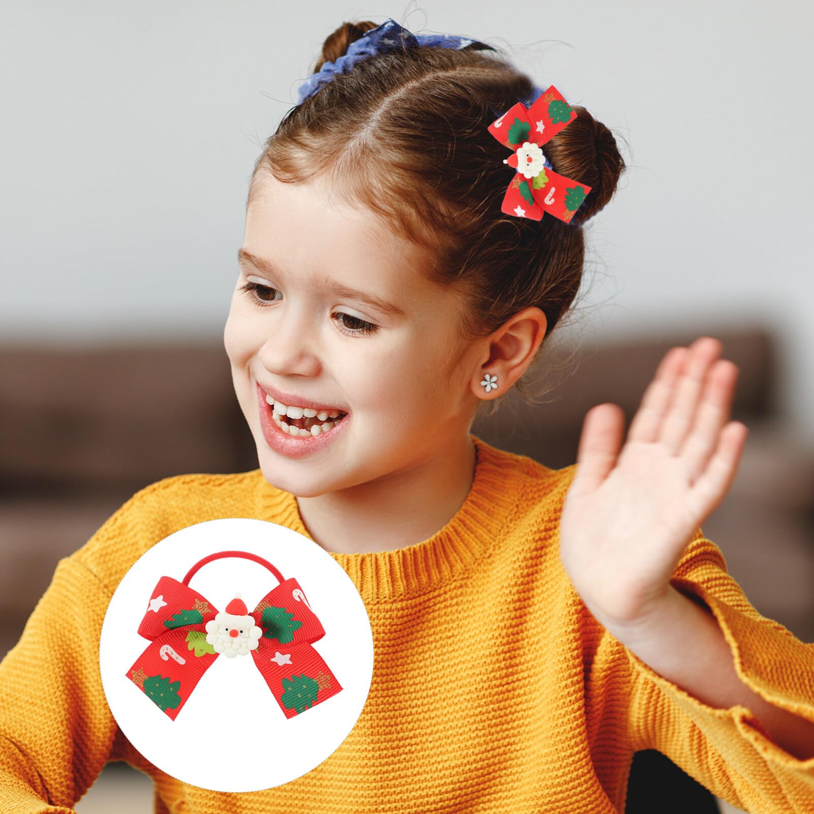 サンタさんヘアゴムorブローチ☆ サンタさんヘアゴムorブローチ☆ サンタさんヘアゴムorブローチ☆