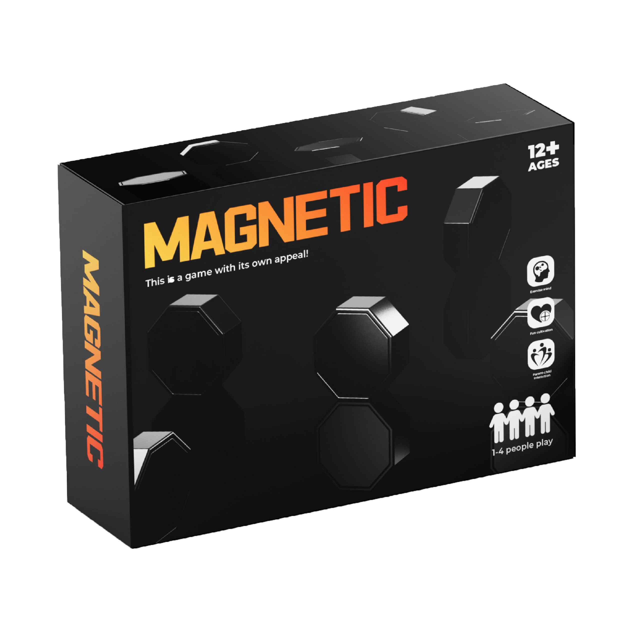 2026 Magnetic Chess Game with 20 Stones Portable Storage Bag, Magnet Chess Games Set for Teenagers Adults, Party Travel Family Games, Fun Tabletop Multiplayer Board Game, Black