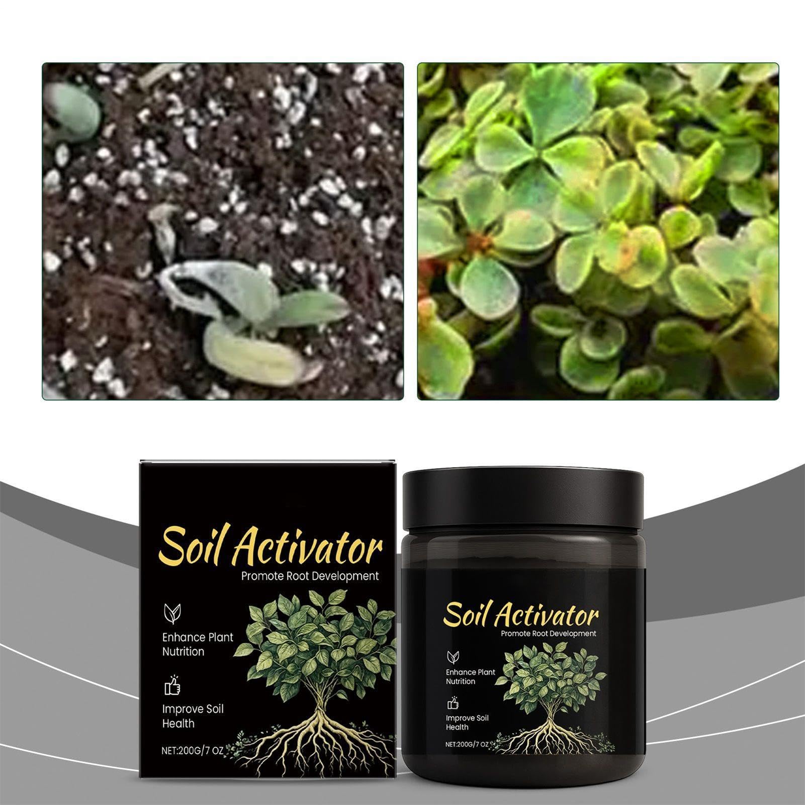 Activador De Suelo Para Plantas, Acondicionador De Suelo, Promueve El Crecimiento Las Raíces Para Jardín, Patios, Granjas, Patios Interiores, Balcones, Terrazas, Céspedes Y Jardines