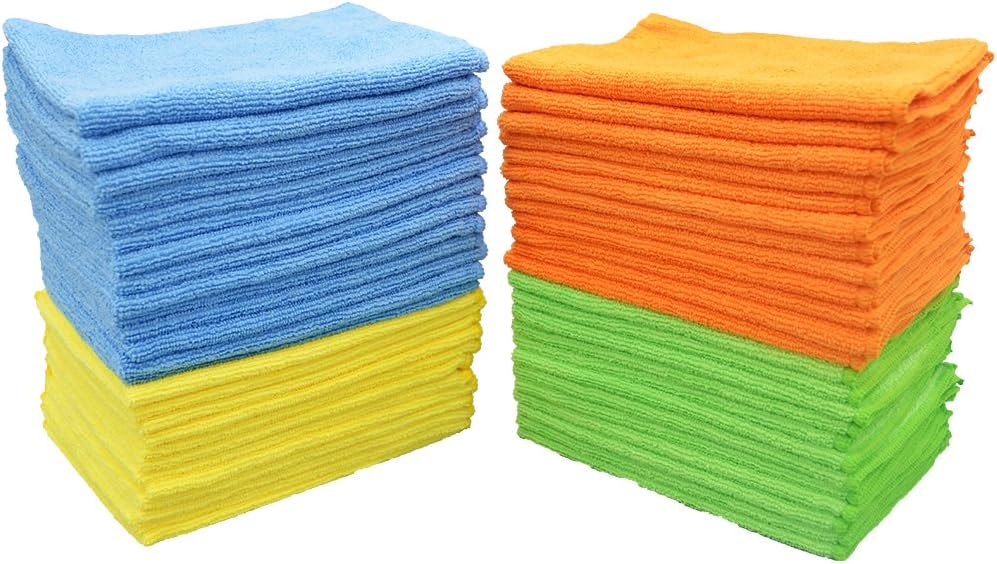 Ultraneat Microfiber Cleaning Cloth, 50 Pack（12 inch x 16 inch)