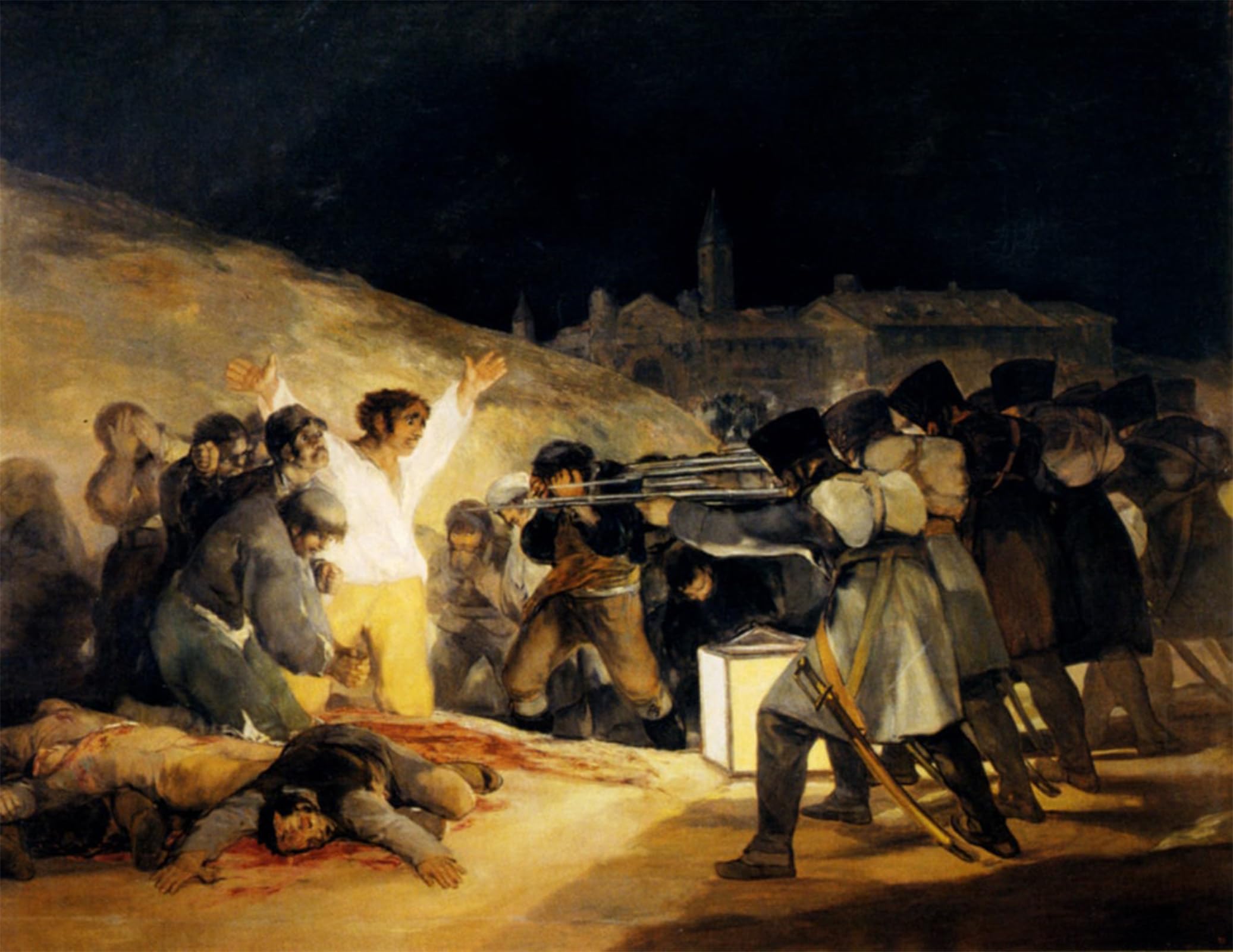 SERENDIPITP Abstract Painting Mural Print Picture Wall Decor Painting May by by Francisco De Goya Vintage Wall Artwork for Home Decor 60x90cm
