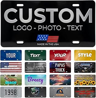 Custom License Plate For Cars & Trucks