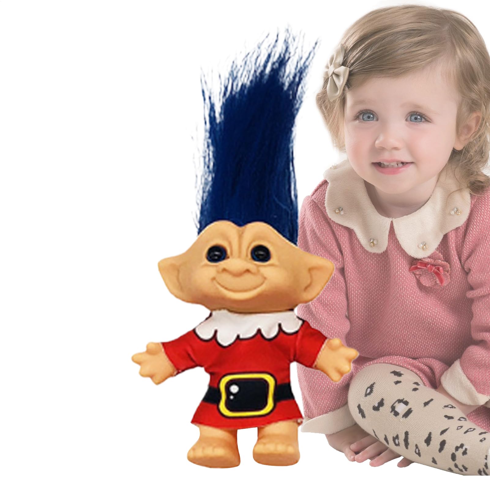 Small Troll Dolls Christmas Miniature Ugly Toys
