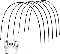 Vista 1 de Gardzen Aros de jardín, aros de invernadero para camas elevadas, cubierta de fila, red de jardín, 72