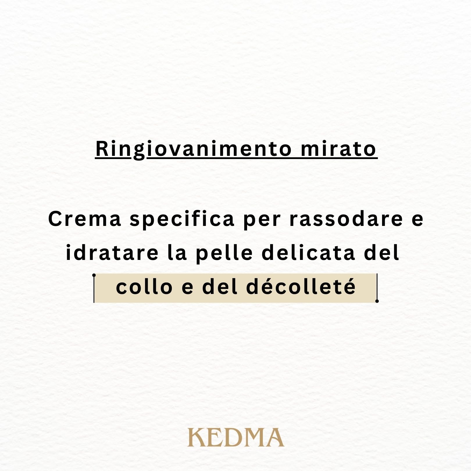 Kedma - Set Cura Viso Collagene - Maschera, Crema, Siero e Crema Collo/Décolleté - Idratazione e Compattezza - 4 Prodotti