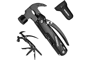 WORKPRO Pocket Multitool with Mini Hammer