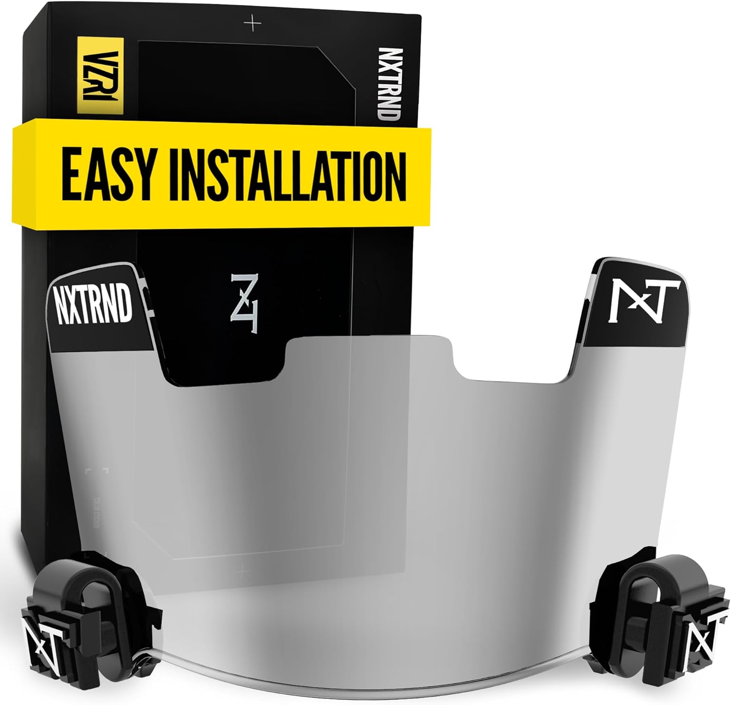 Nxtrnd VZR1 Football Visor, Flat Lens Technology, Fits Adult & Youth Football Helmets