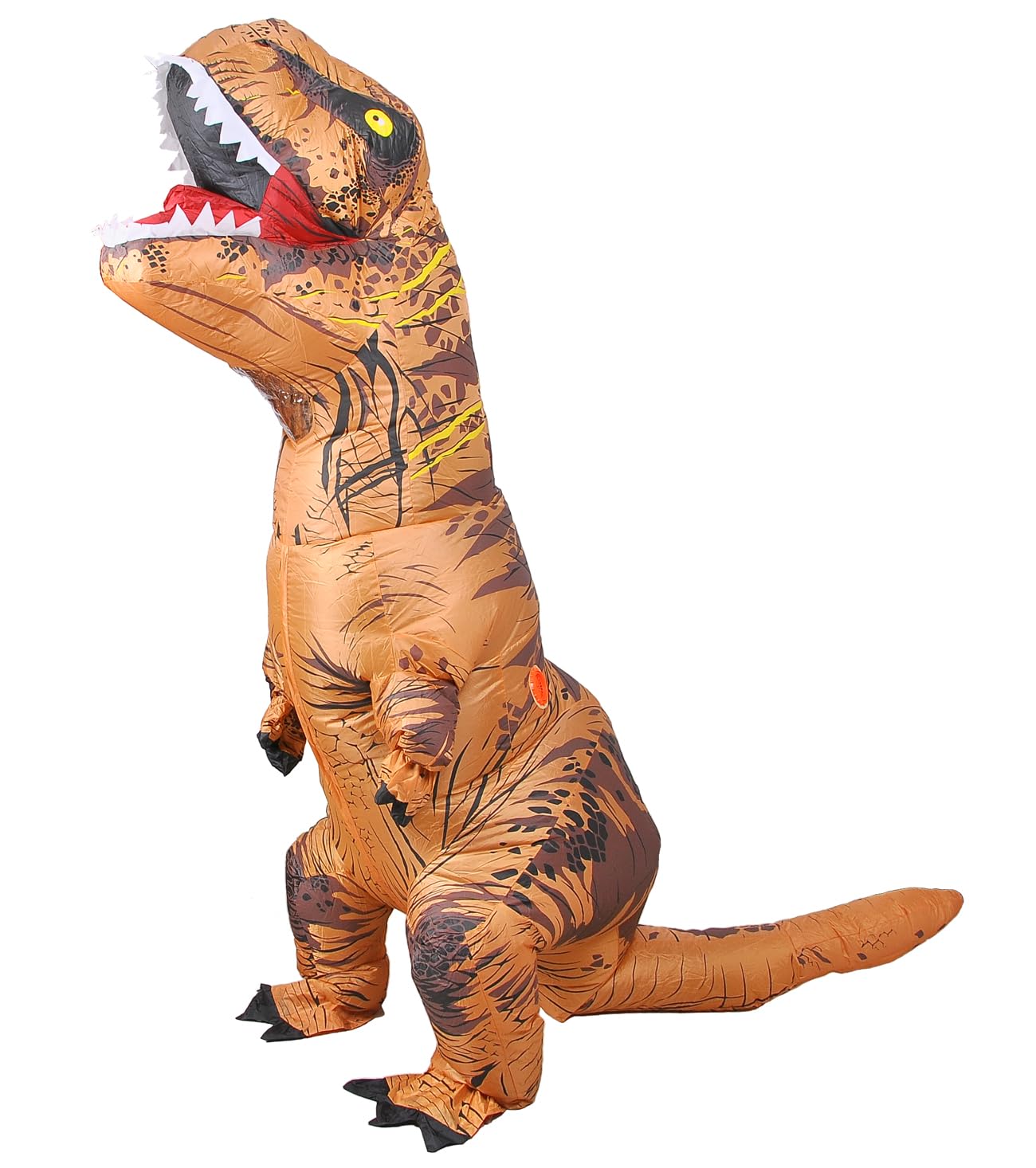 RHYTHMARTS Nadmuchiwany kostium dinozaura dla dorosłych, kostium dinozaura, nadmuchiwany kostium T-Rex, przebranie dla dorosłych
