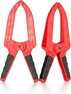 Sponsored Ad - Spring Clamps 6 inch Long Clamping Deptch Plastic Spring Clamps Spring Clamps for Woodworking JUNGLE TOOLS ...