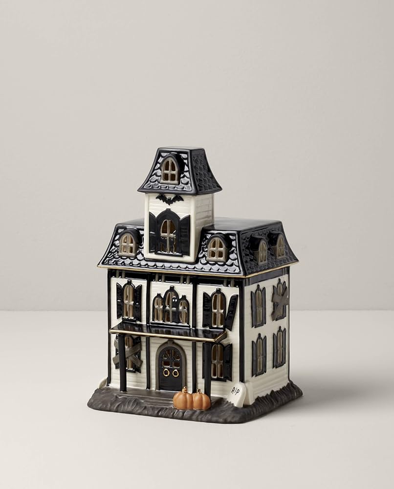 Amazon.co.jp: Lenox ヴィンテージハロウィンライトアップハウス