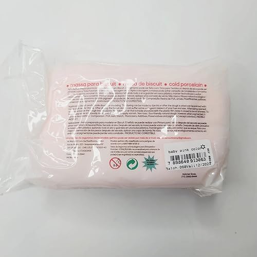 Miniatura 6 de Masa de arcilla seca al aire rosa bebé (400 g14 oz)