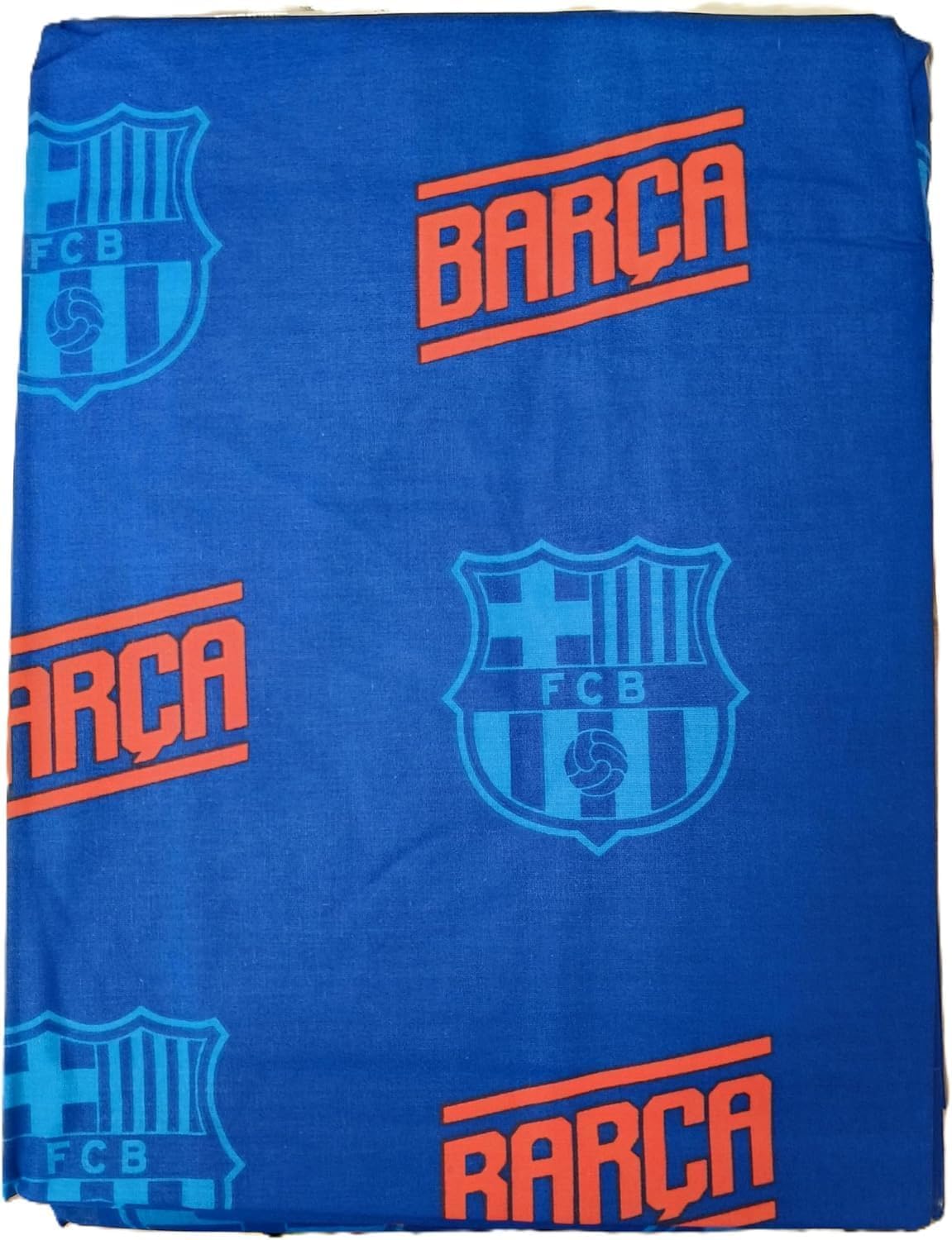 HM'S HOME'SECRET Barcelona F.C. Juego de Sábanas Oficial, 3 Piezas, Poliéster/Algodón, Azul con Escudo FCB, para Camas 90, 105, 135 y150cm. (Cama 150cm)