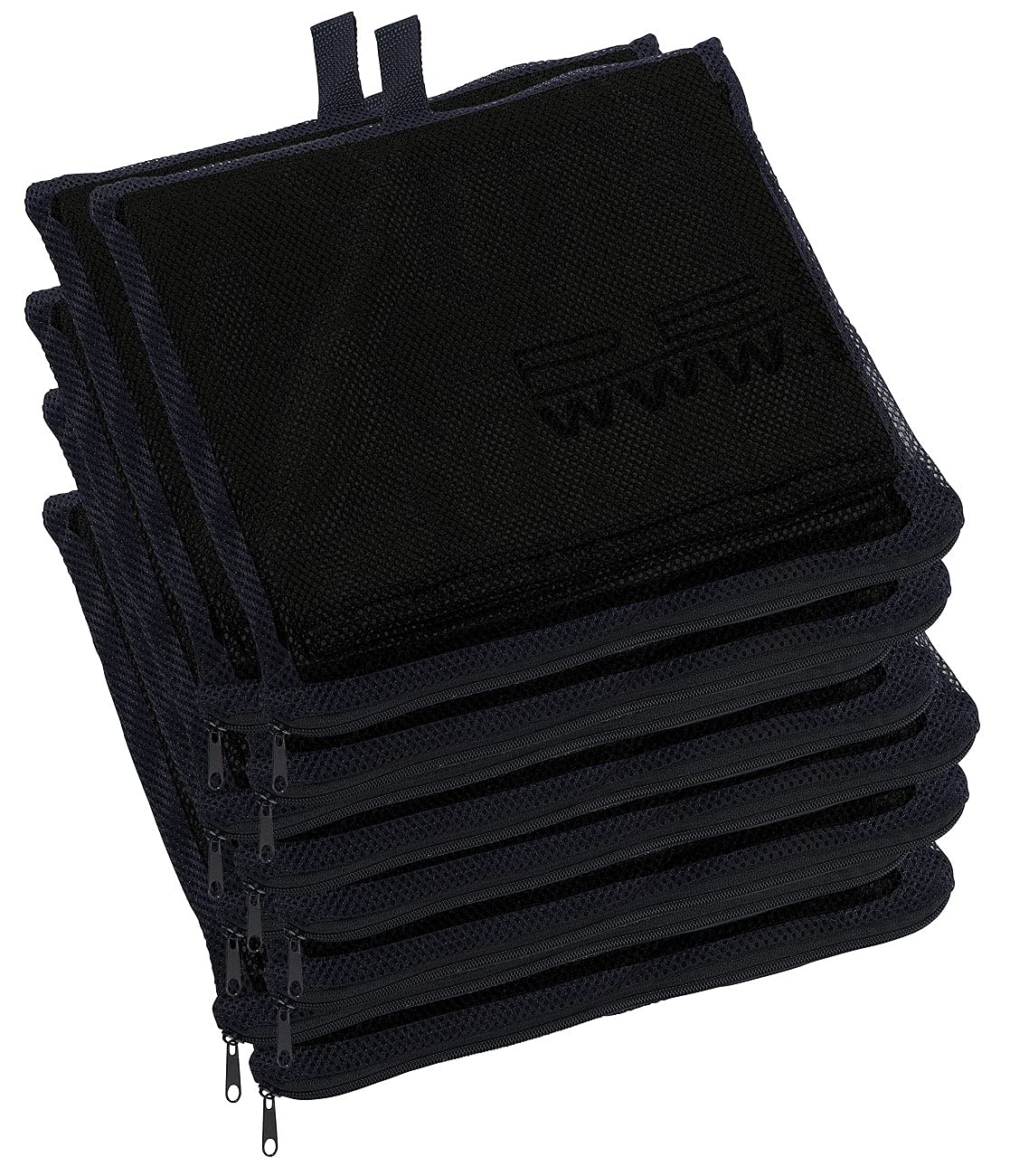 PEARL Dusch Handtuch: 10er-Set extra-saugfähige Mikrofaser-Badetücher, 180 x 90 cm, schwarz (Fitness Badetuch, Badetuch schnelltrocknend, Sauna)