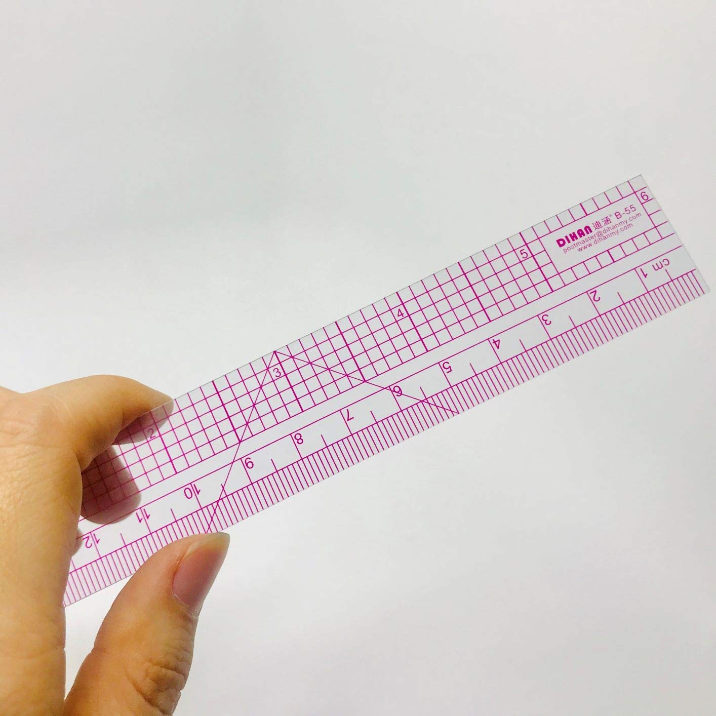 DIHAN #3004 50cm Multifuction Garment Ruler Grading Ruler For Fashion Design Sewing Ruler