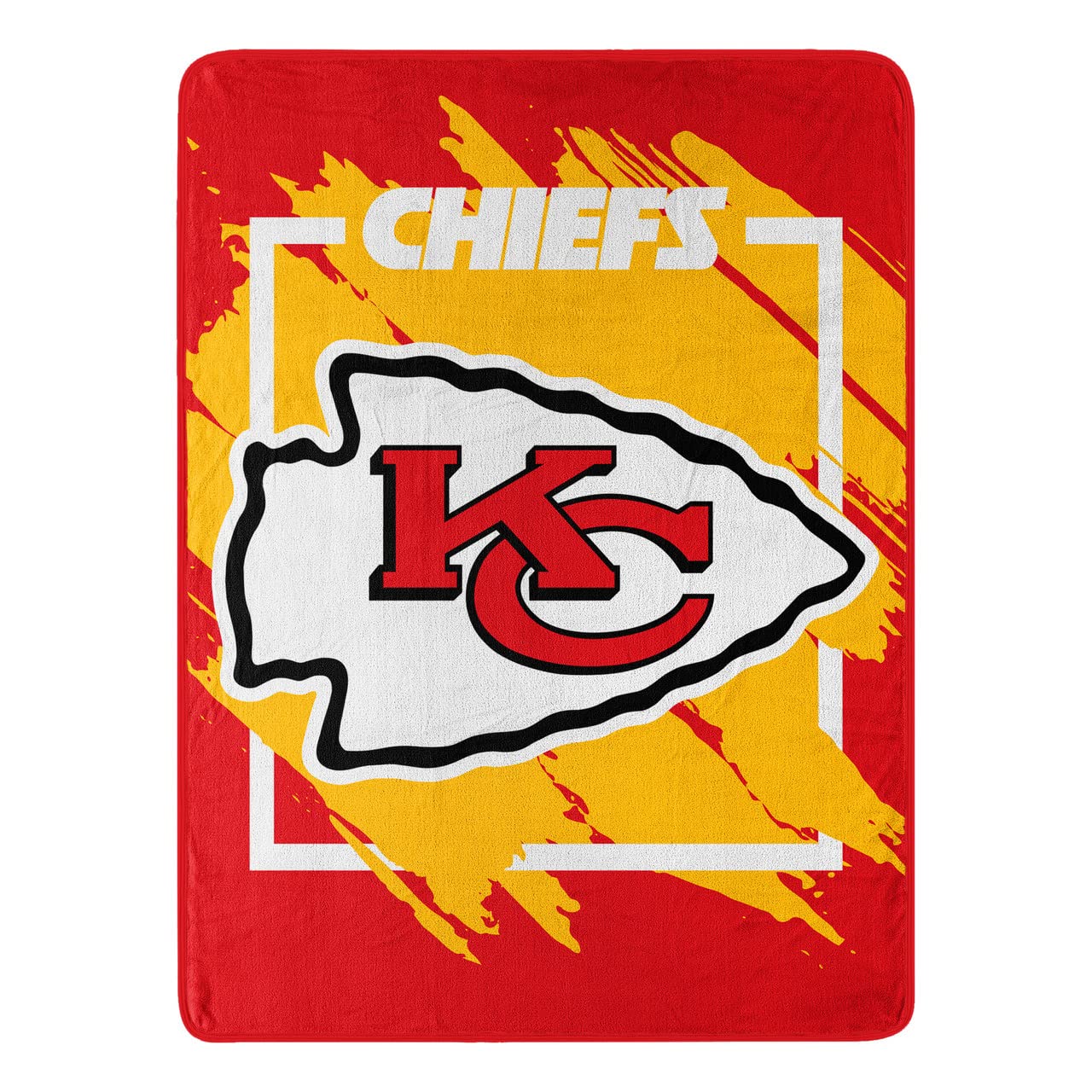 Amazon.com: NORTHWEST ENTERPRISES NFL 46x60 Dimensional Design Micro  Raschel Throw Blanket (Kansas City Chiefs) : Home u0026 Kitchen