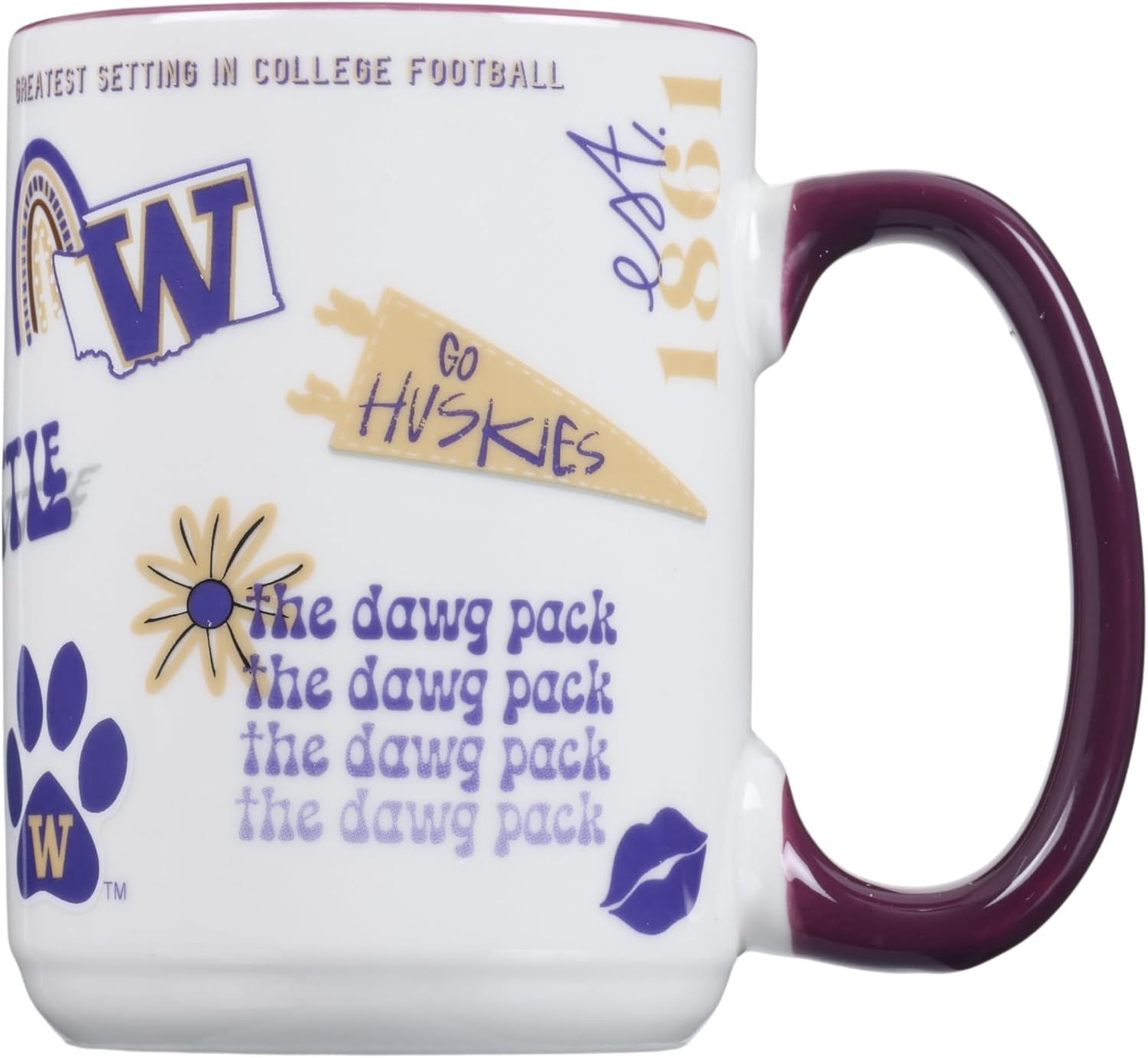 The Memory Company | Licensed NCAA 15oz Wood Handle Mug